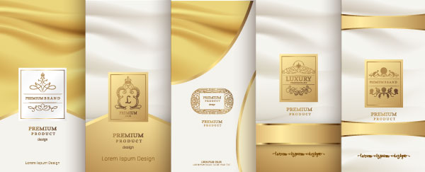 豪华金色古典标志