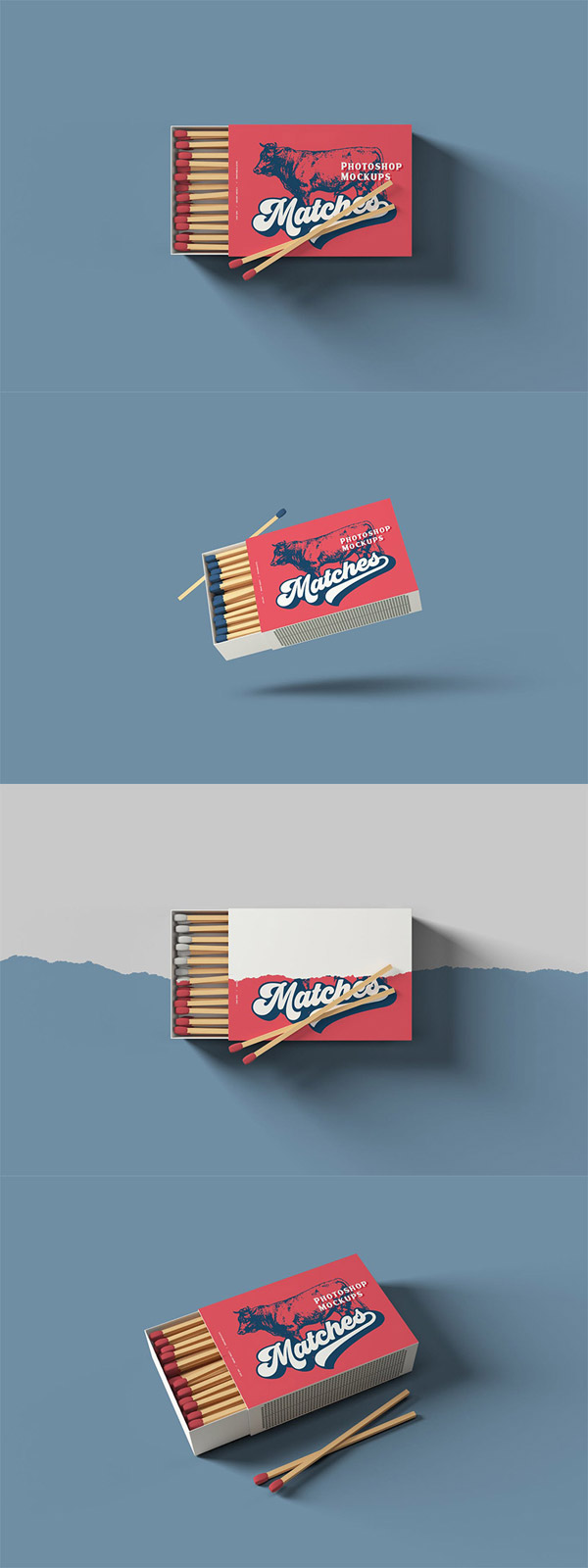 火柴盒包装样机