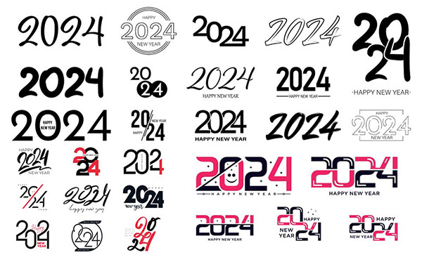 多种样式2024数字52