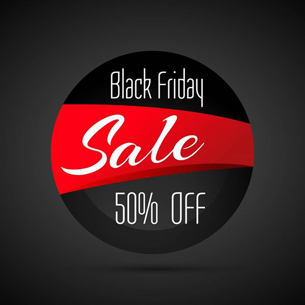 黑色星期五销售标签