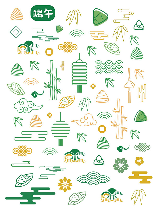 端午节主题元素
