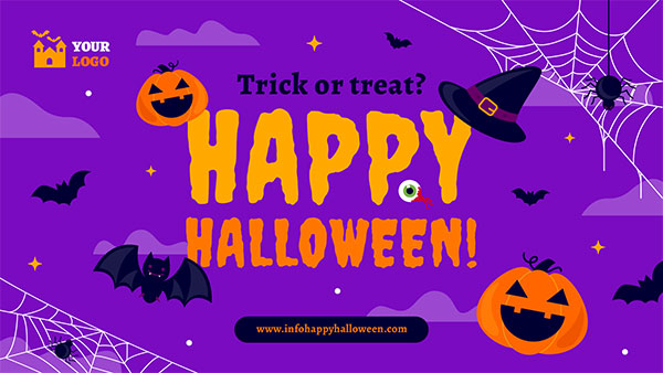 万圣节快乐横幅
