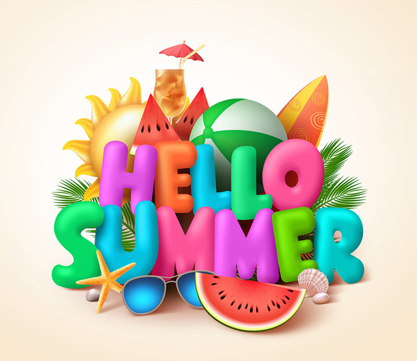 夏季旅游主题海报