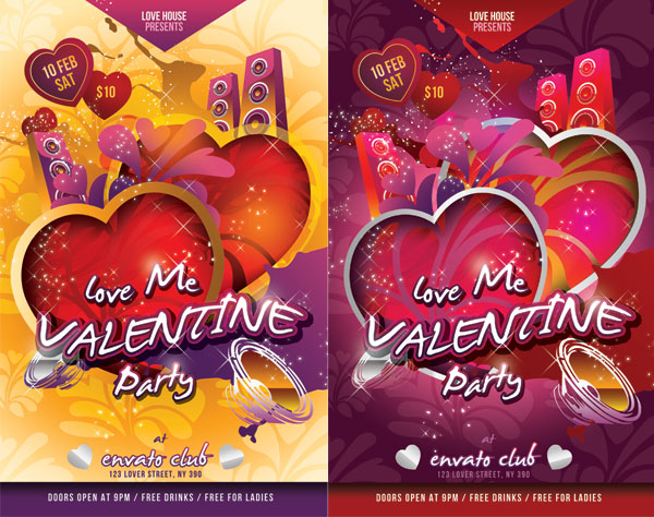 炫彩情人节派对