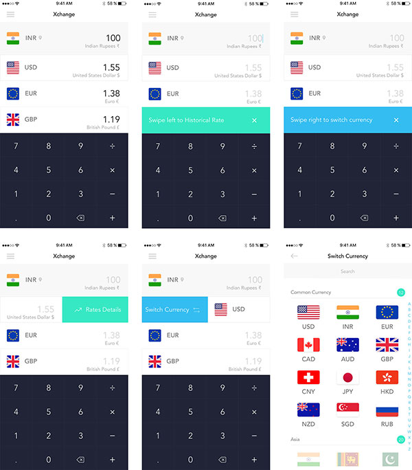 货币兑换APP模板