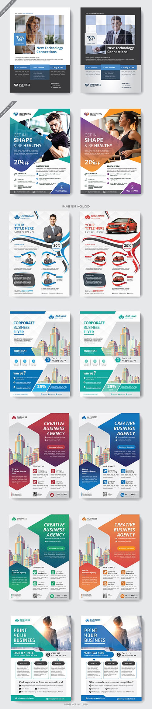 房产与健身单页