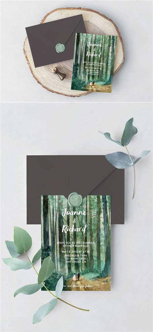 文艺范婚礼邀请函